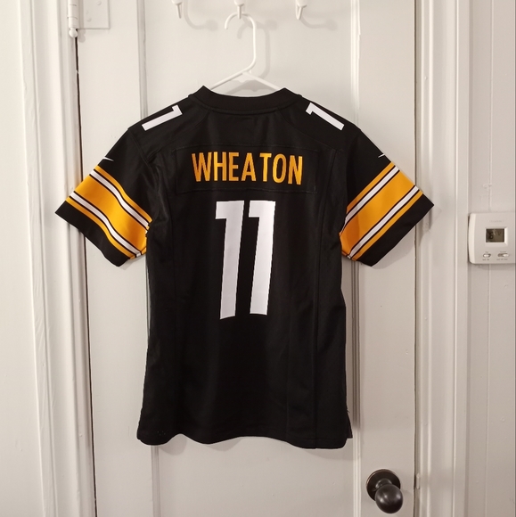 Pittsburgh Steelers On Field Jersey Wheaton 11 Boys Size Medium 10/12 - Picture 2 of 16
